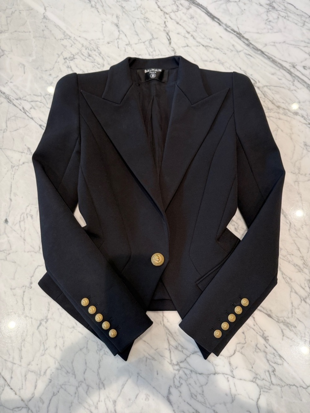 Balmain Blazer- Flap pockets Single-breasted Blazer - Picture 8 of 13